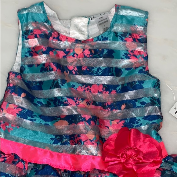 NWT Nicole Miller girls party dress - Picture 3 of 4